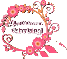 Nachrichten Deutsche Alles Gute zum Geburtstag Blumen 022 