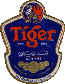 Getränke Bier Singapur Tiger 
