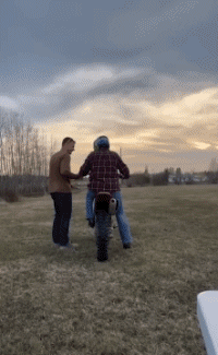 Humor -  Fun Transport Motorcycles Cross Gamelles Fail 