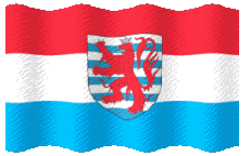 Drapeaux Europe Luxembourg Ondulation 