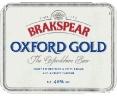 Oxford gold-Getränke Bier UK Brakspear Oxford gold