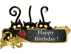 Messagi Inglese Happy Birthday Animals 008 