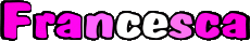Prénoms FEMININ - Italie F Francesca 