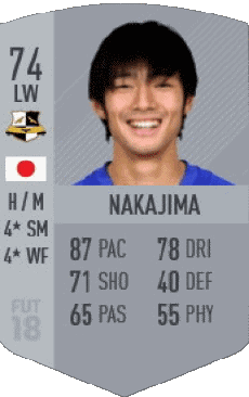 Multimedia Videogiochi F I F A - Giocatori carte Giappone Shoya Nakajima 