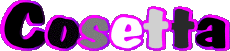 Prénoms FEMININ - Italie C Cosetta 