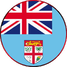 Bandiere Oceania Figi Tondo 