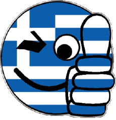Bandiere Europa Grecia Faccina - OK 