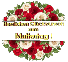 Mensajes Alemán Herzlichen Glückwunsch zum Muttertag 013 