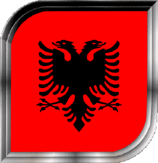 Drapeaux Europe Albanie Carré 