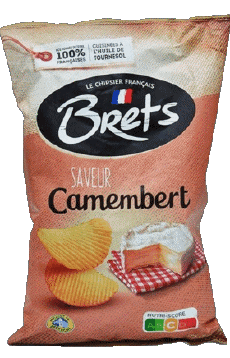 Camembert-Nourriture Apéritifs - Chips Brets 