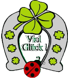 Mensajes Alemán Viel Glück Fondo transparente 05 