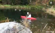 Humor -  Fun Sports Canoe Kayak Falls - Fail 