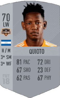 Multimedia Vídeo Juegos F I F A - Jugadores  cartas Honduras Romell Quioto 