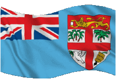 Bandiere Oceania Figi Rettangolo 