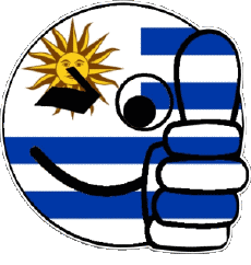 Bandiere America Uruguay Faccina - OK 