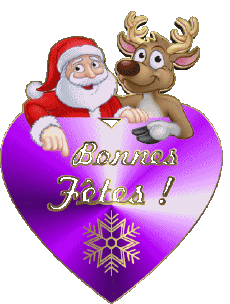 Mensajes Francés Bonnes Fêtes (Noël) Série 07 