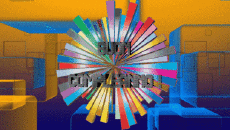 Messages Italian Buon Compleanno Astratto - Geometrico Animated Background 002 