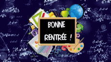 Messages French Bonne Rentrée Animated Background 001 