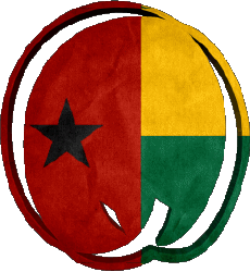 Bandiere Africa Guinea Bissau Forma 02 