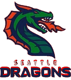 Sports FootBall Américain U.S.A - X F L Seattle Dragons 
