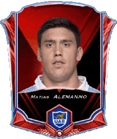 Deportes Rugby - Jugadores Argentina Equipo 2022 Matias Alemanno 