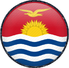 Flags Oceania Kiribati Round 