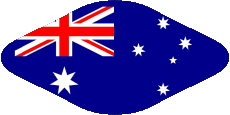 Drapeaux Océanie Australie National Divers 