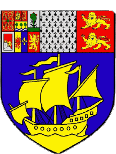 Blazon-Flags France Departments - Cities 975 Saint Pierre et Miquelon 