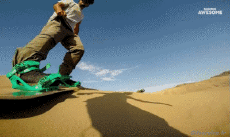 Humour - Fun Sports SnowBoard Sur le sable (Sandboarding) 