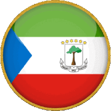 Drapeaux Afrique Guinée Equatorial Rond 