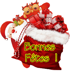 Mensajes Francés Bonnes Fêtes (Noël) Série 11 