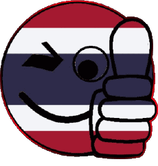 Banderas Asia Tailandia Smiley - OK 