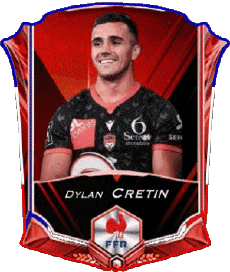 Deportes Rugby - Jugadores Francia Equipo 2022 Dylan Cretin 