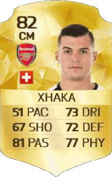 Multimedia Videospiele F I F A - Karten Spieler Schweiz Granit Xhaka 