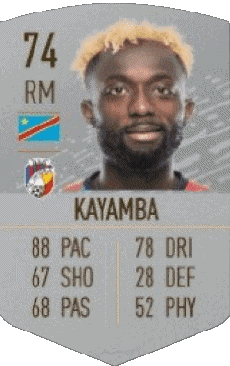 Multimedia Vídeo Juegos F I F A - Jugadores  cartas Congo Joel Kayamba 
