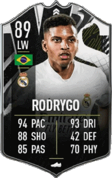 Multimedia Videospiele F I F A - Karten Spieler Brasilien Silva Rodrygo 