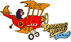 Multi Media Cartoons TV - Movies Dastardly and Muttley in their Flying Machines Logo 