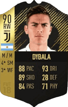 Multi Media Video Games F I F A - Card Players Argentina Paulo Dybala 
