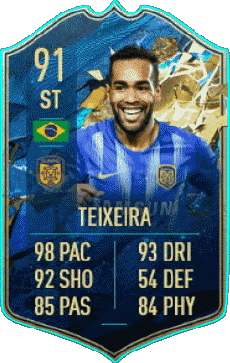 Multi Média Jeux Vidéo F I F A - Joueurs Cartes Brésil Alex Teixeira dos Santos 