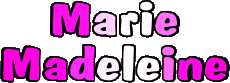 Nombre FEMENINO - Francia M Compuesto Marie Madeleine 