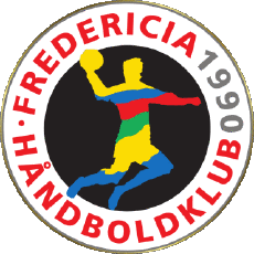 Sport Handballschläger Logo Dänemark Fredericia HK 