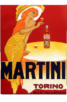 Humour - Fun Art Affiches Rétro - Marques Martini 