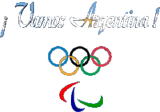 Messagi Spagnolo Vamos Argentina Juegos Olímpicos 