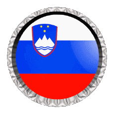 Flags Europe Slovenia Round - Rings 