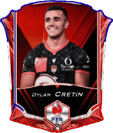 Sportivo Rugby - Giocatori Francia Dylan Cretin 