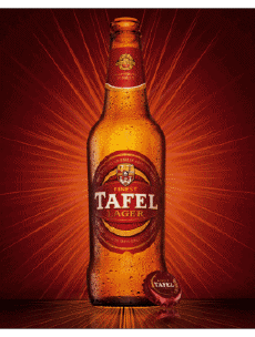 Getränke Bier Südafrika Tafel Lager 