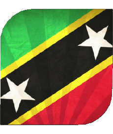 Fahnen Amerika St. Kitts und Nevis Platz 