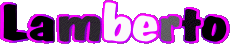 Vorname MANN - Italien L Lamberto 