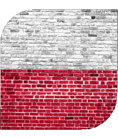 Bandiere Europa Polonia Quadrato 