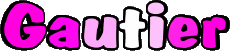 Nombre MASCULINO - Francia G Gautier 